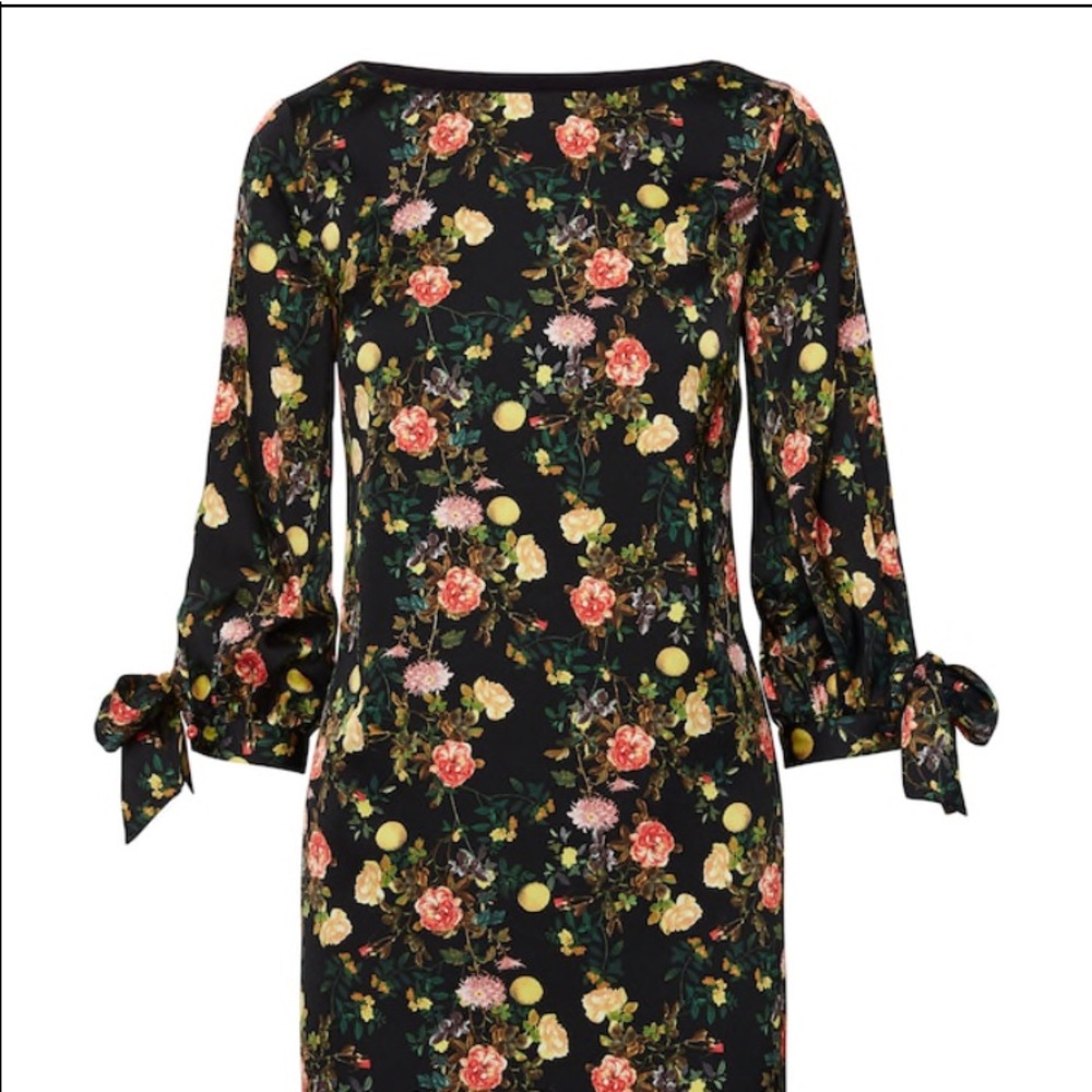 NWT Banana Republic Black Print Shift Dress